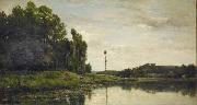 Charles-Francois Daubigny Banks of the Oise France oil painting artist